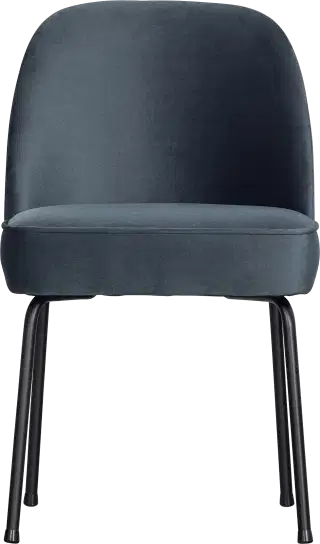 BePureHome Vogue zamatová jedálenská stolička - Modrá